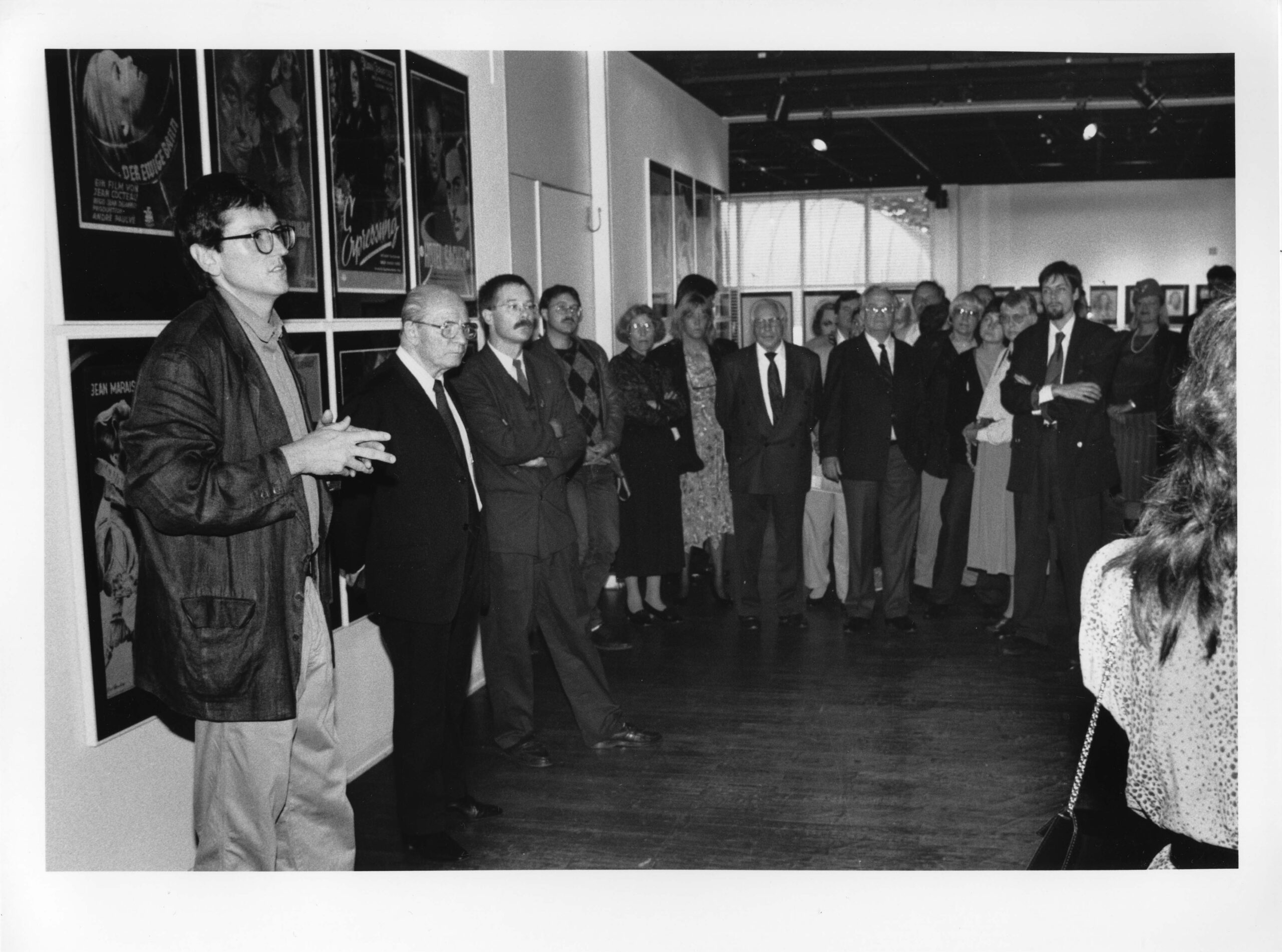Eröffnung der Kurt Glombig-Ausstellung, 1989